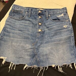 Madewell Blue Denim Skirt